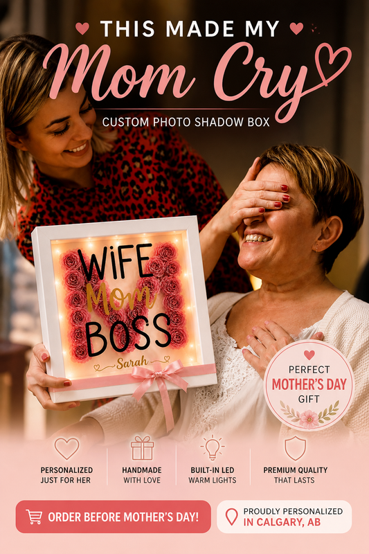 Personalized Mother’s Day Photo Shadow Box